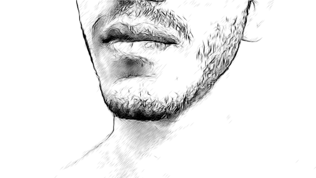 lips drawing